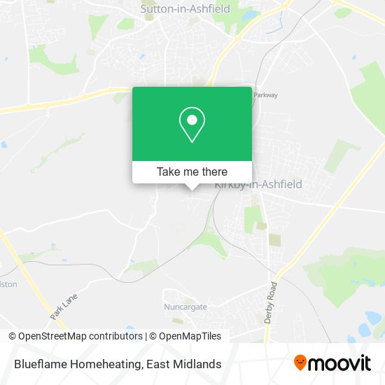 Blueflame Homeheating map