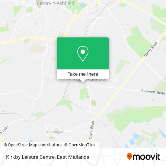 Kirkby Leisure Centre map