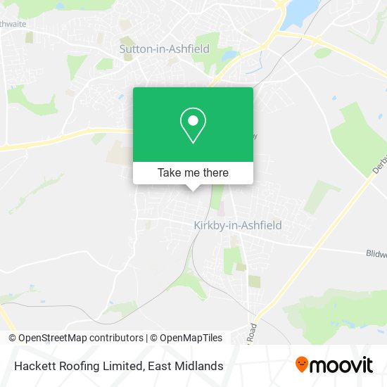 Hackett Roofing Limited map