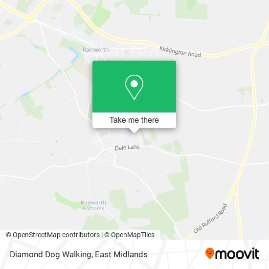 Diamond Dog Walking map