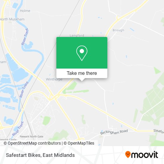Safestart Bikes map