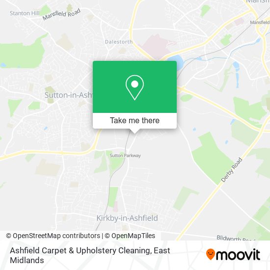 Ashfield Carpet & Upholstery Cleaning map