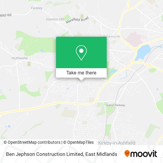 Ben Jephson Construction Limited map