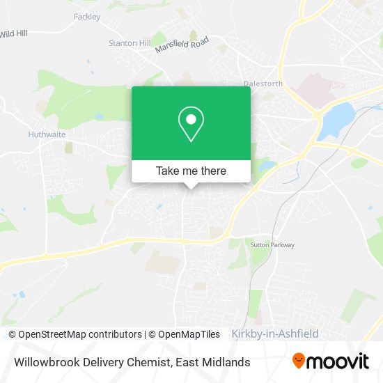 Willowbrook Delivery Chemist map