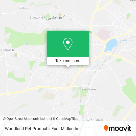 Woodland Pet Products map