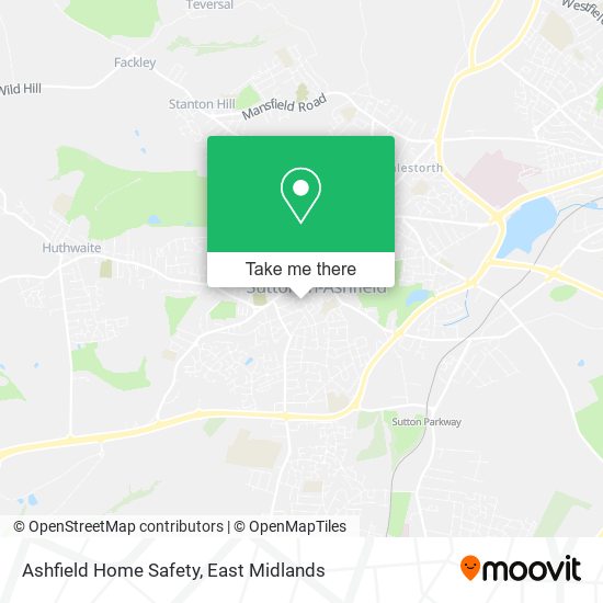 Ashfield Home Safety map