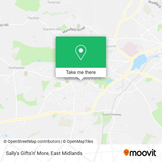 Sally's Gifts'n' More map