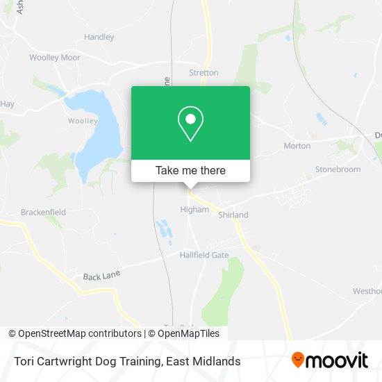 Tori Cartwright Dog Training map