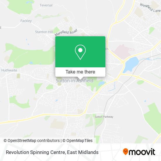 Revolution Spinning Centre map