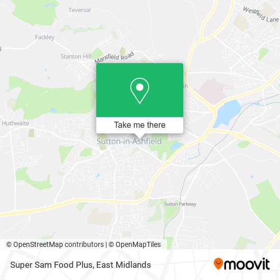Super Sam Food Plus map