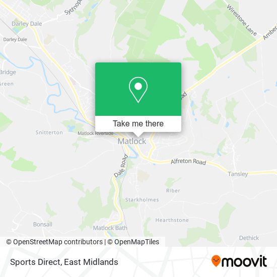 Sports Direct map