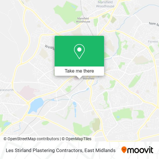 Les Stirland Plastering Contractors map