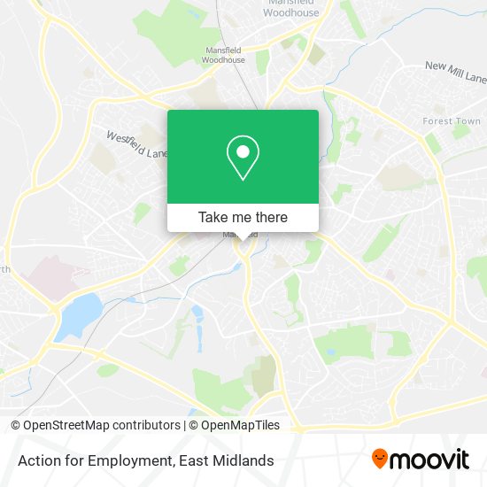 Action for Employment map