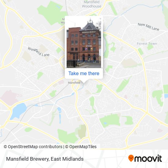 Mansfield Brewery map