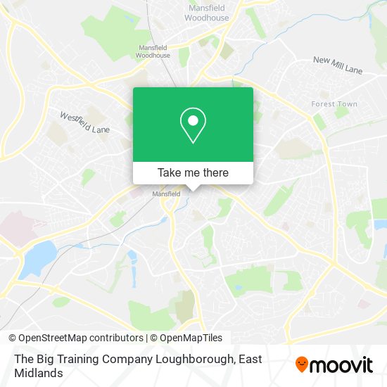 The Big Training Company Loughborough map