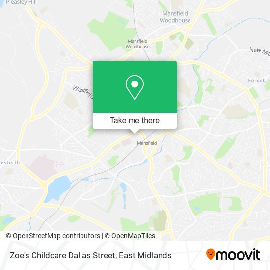 Zoe's Childcare Dallas Street map