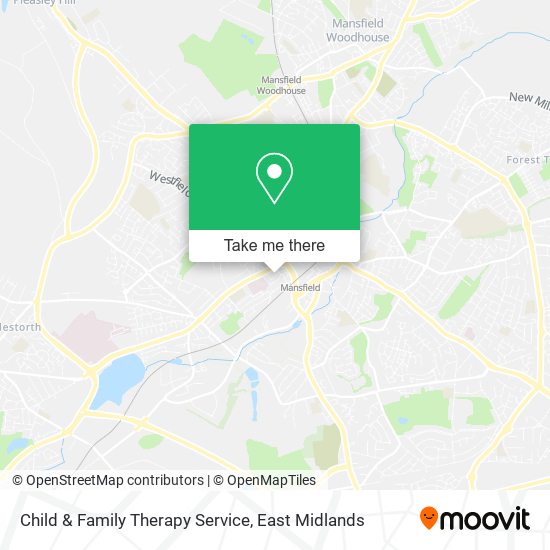 Child & Family Therapy Service map