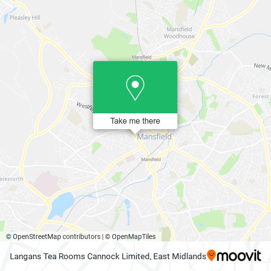 Langans Tea Rooms Cannock Limited map