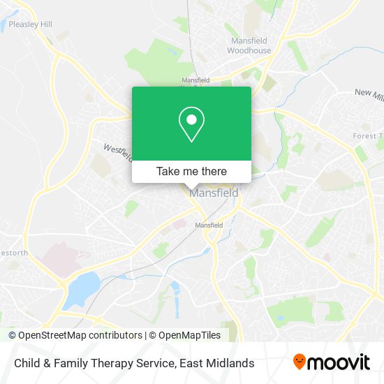 Child & Family Therapy Service map