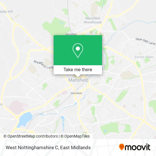 West Nottinghamshire C map