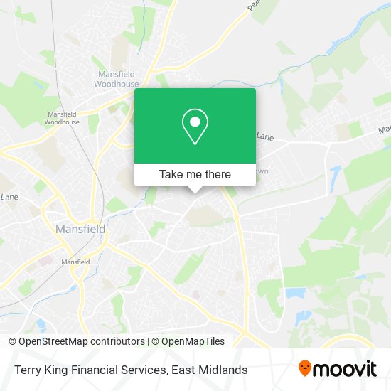 Terry King Financial Services map