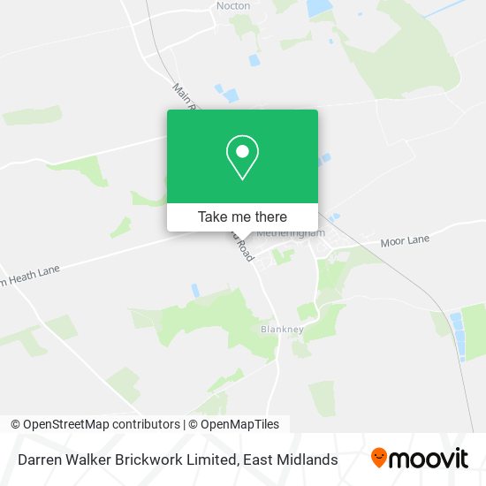 Darren Walker Brickwork Limited map