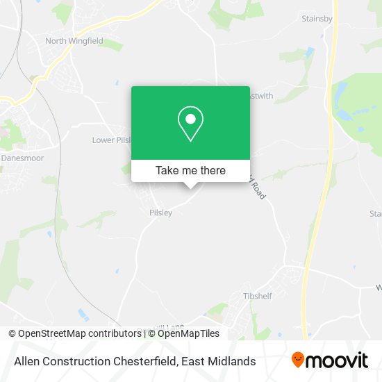 Allen Construction Chesterfield map