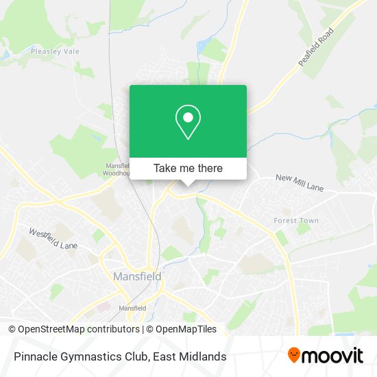 Pinnacle Gymnastics Club map