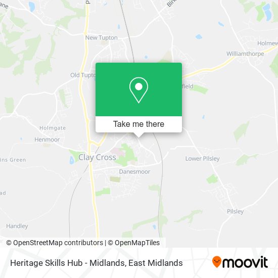 Heritage Skills Hub - Midlands map