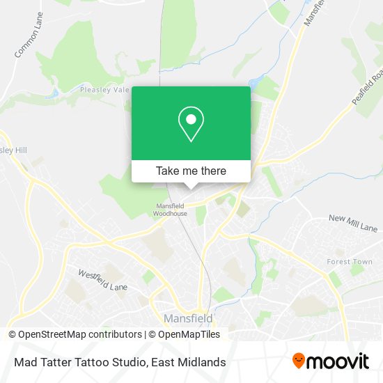 Mad Tatter Tattoo Studio map