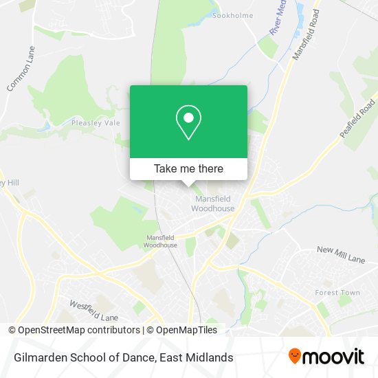 Gilmarden School of Dance map
