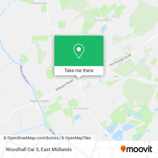 Woodhall Car S map