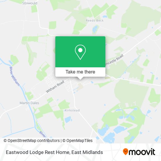Eastwood Lodge Rest Home map