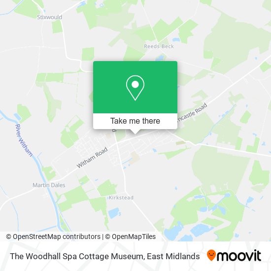 The Woodhall Spa Cottage Museum map