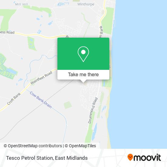 Tesco Petrol Station map