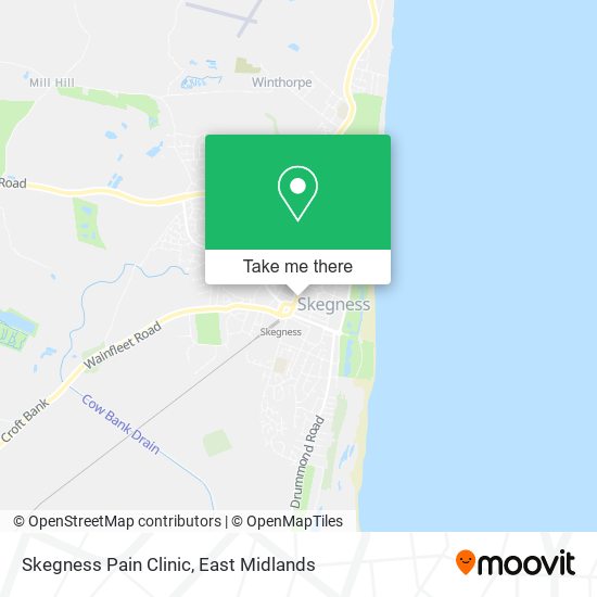 Skegness Pain Clinic map