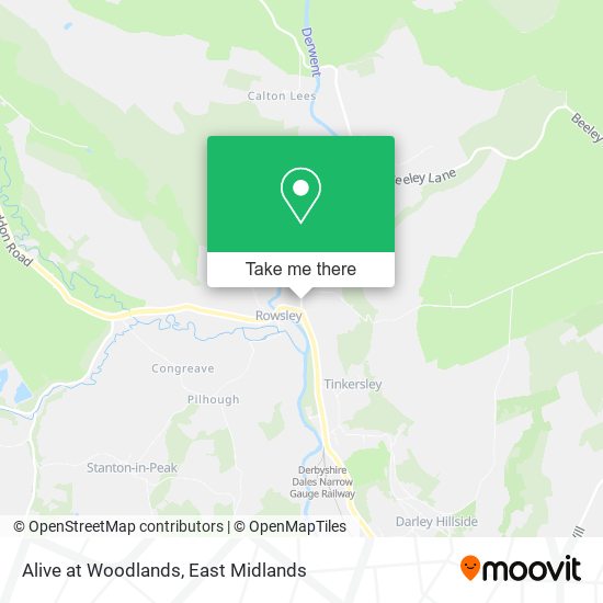 Alive at Woodlands map