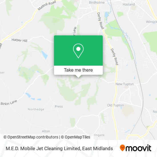 M.E.D. Mobile Jet Cleaning Limited map
