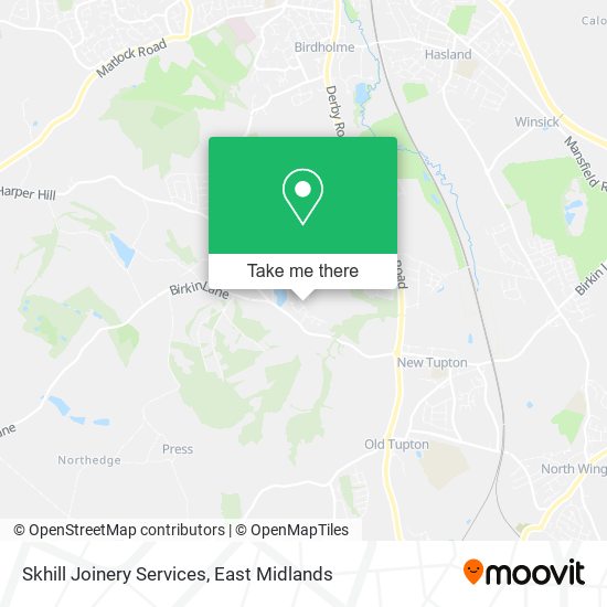 Skhill Joinery Services map