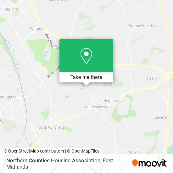 Northern Counties Housing Association map