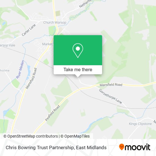 Chris Bowring Trust Partnership map