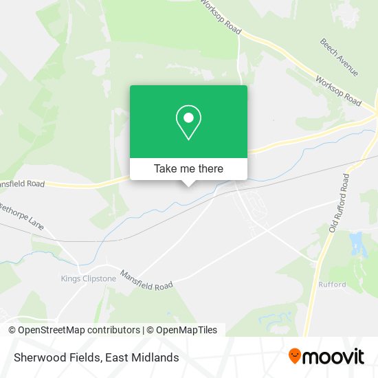 Sherwood Fields map