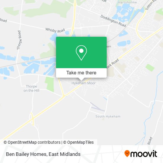 Ben Bailey Homes map