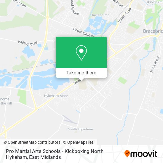Pro Martial Arts Schools - Kickboxing North Hykeham map