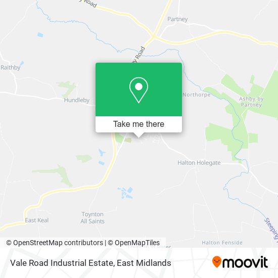 Vale Road Industrial Estate map
