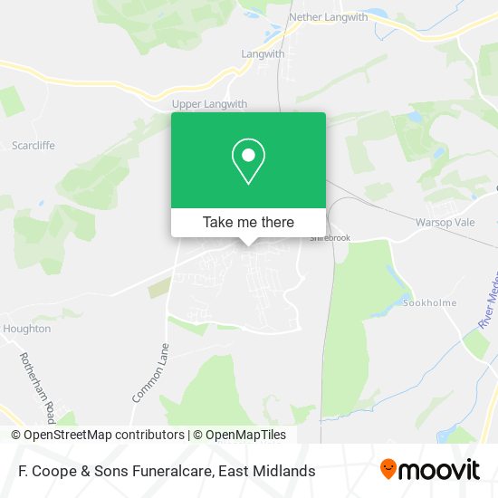 F. Coope & Sons Funeralcare map