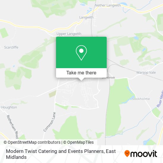 Modern Twist Catering and Events Planners map