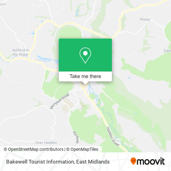 Bakewell Tourist Information map