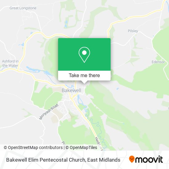 Bakewell Elim Pentecostal Church map