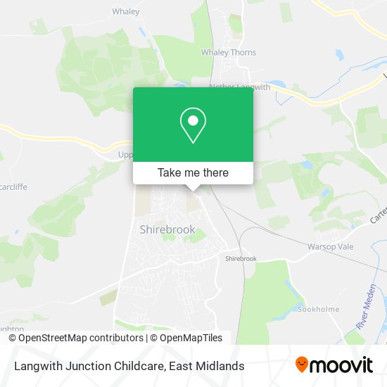 Langwith Junction Childcare map